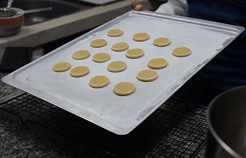 alfajores realizados con la margarina master export