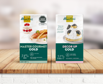 COMBO: MASTER GOURMET GOLD 1Lt Caja x 12 ud. - GRATIS 1ud. DECOR UP GOLD